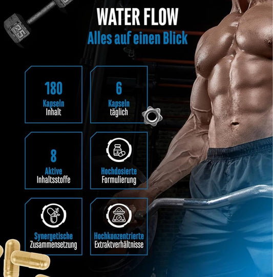 Water Flow Pflanzlicher Komplex 180 Kapseln – vegan – Bild 2