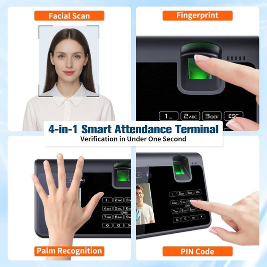 Zeiterfassungsgerät biometrisch mit USB-Export – Bild 1