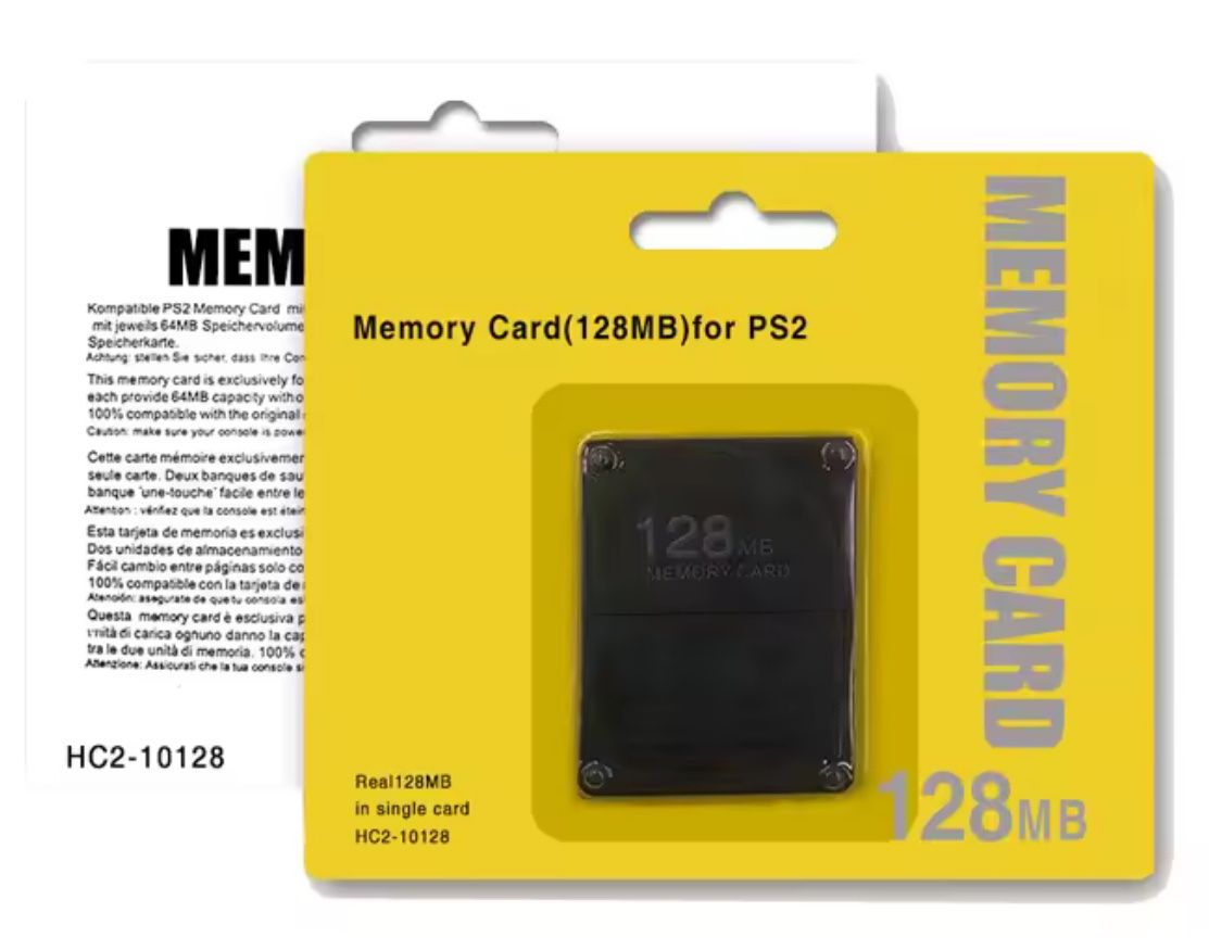 PS2 Memory Card 128MB Speicherkarte PlayStation – Bild 1