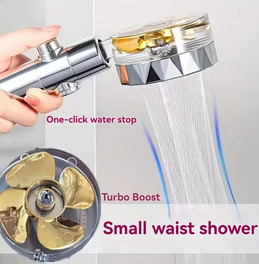Duschkopf mit Turbo Boost, Wasserspar Duschbrause – Bild 2