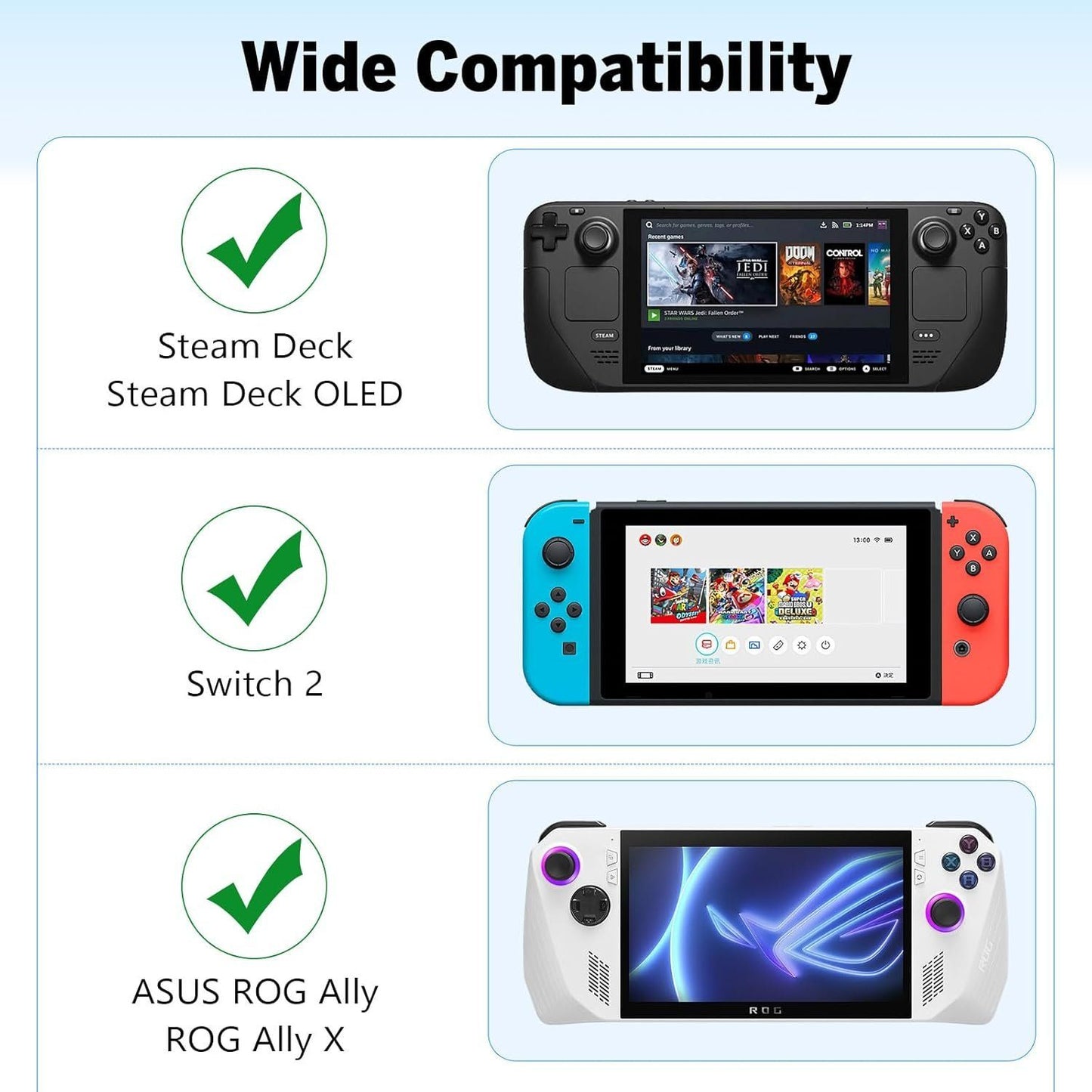 MoKo Sling Tasche für Switch 2 & Steam Deck – Schwarz – Bild 6