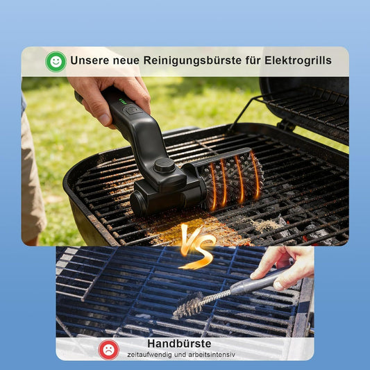 Elektrische Akku-Grillbürste 3 Stufen – Bild 1