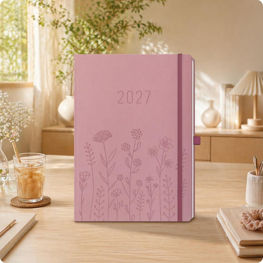 Häfft Wochenkalender 2027 A4 Notizplaner Rosa – Bild 2