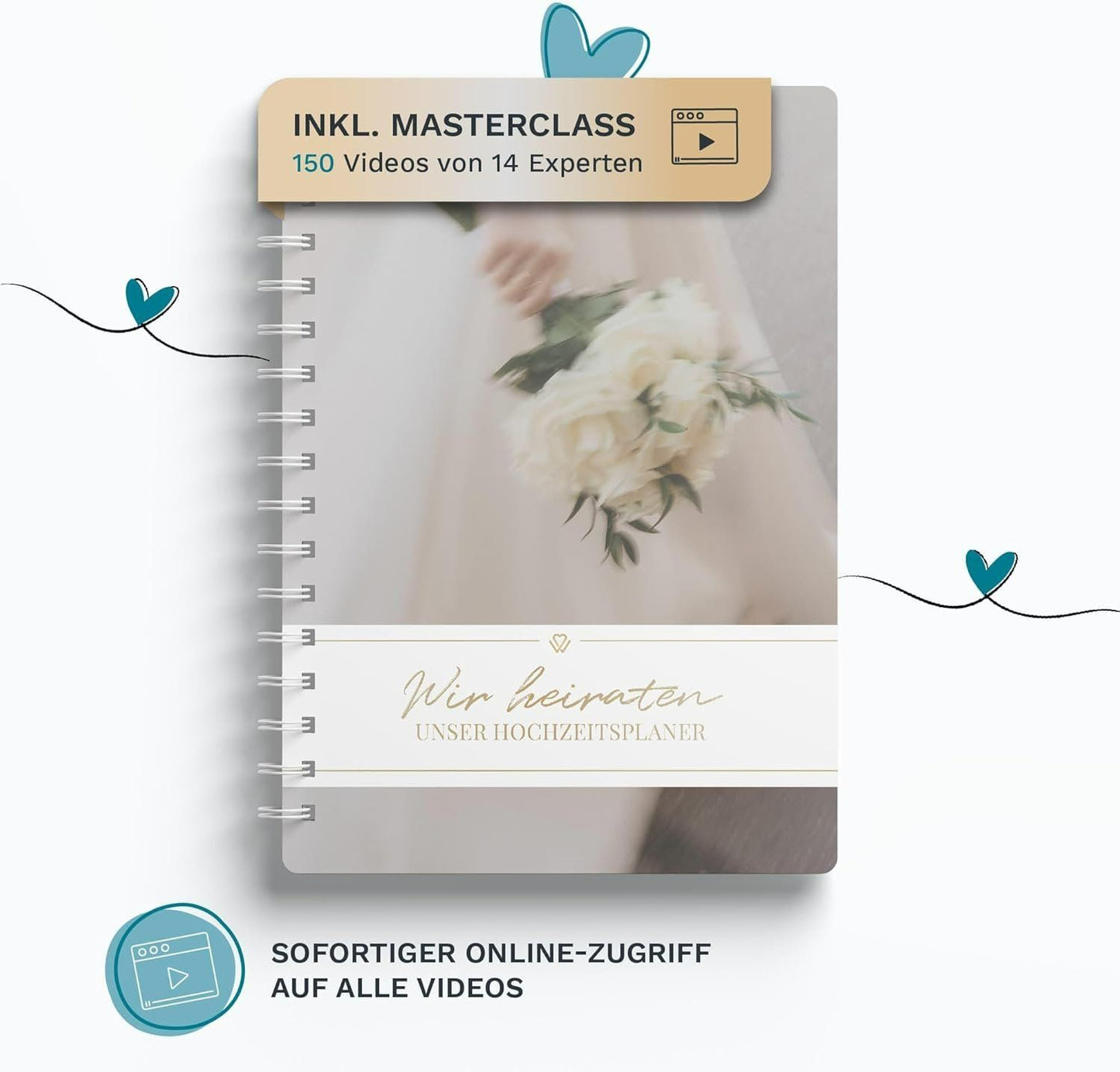 Hochzeitsplaner Buch A5 mit Checklisten – Bild 9