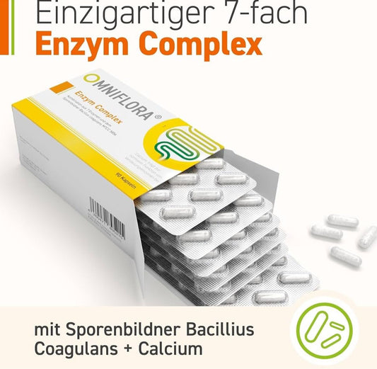 Omniflora Enzym Komplex - 90 Kapseln, Neu & Original! – Bild 2