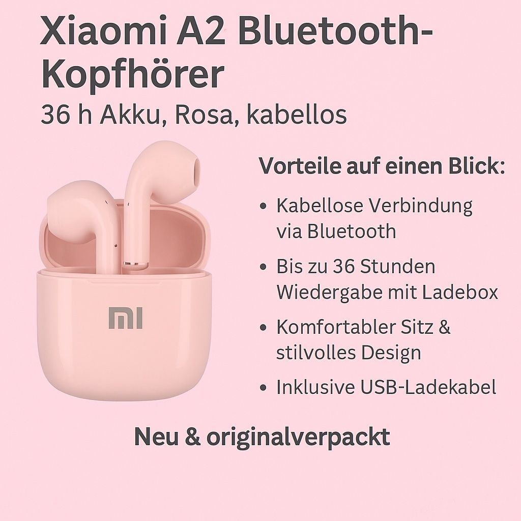 Xiaomi Mi True Wireless Bluetooth Kopfhörer A2 neu – Bild 2