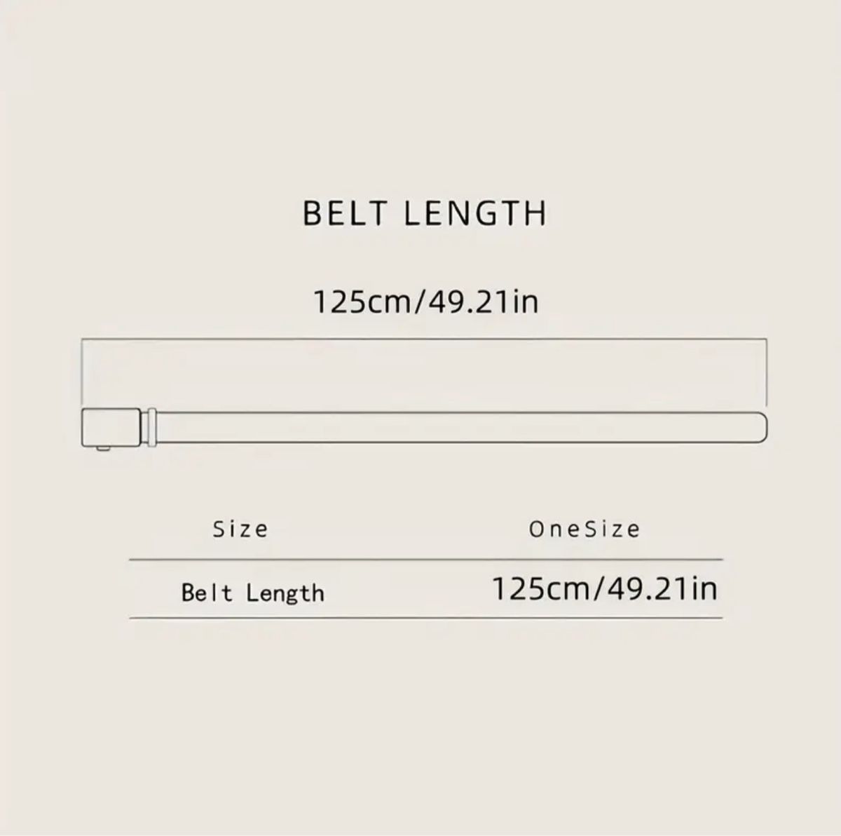 Gürtel Nylon schwarz 125 cm – robust & grössenverstellbar – Bild 2