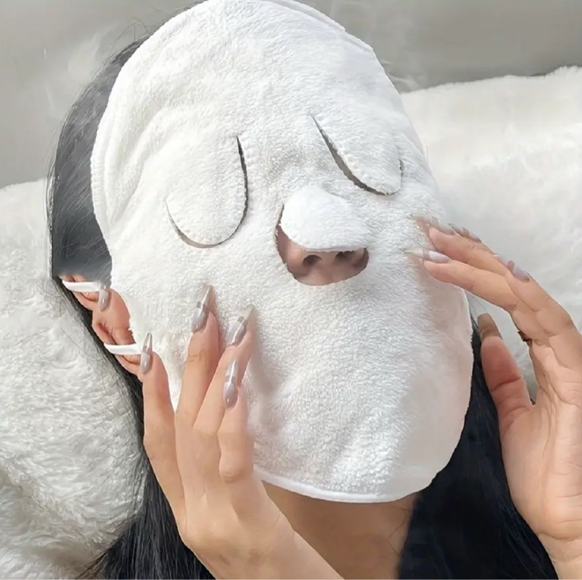 Weiche Gesichtsmaske Wellness Gesichtspflege Tuchmaske – Bild 1