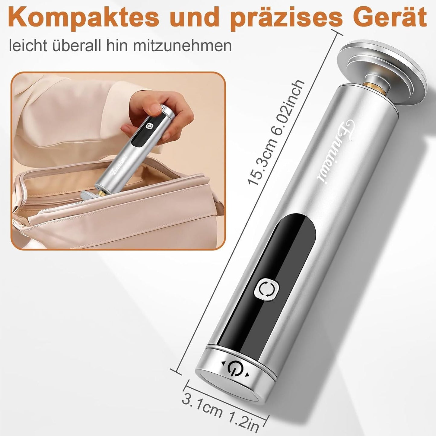 Hornhautentferner elektrisch 10 Stufen USB – Bild 6