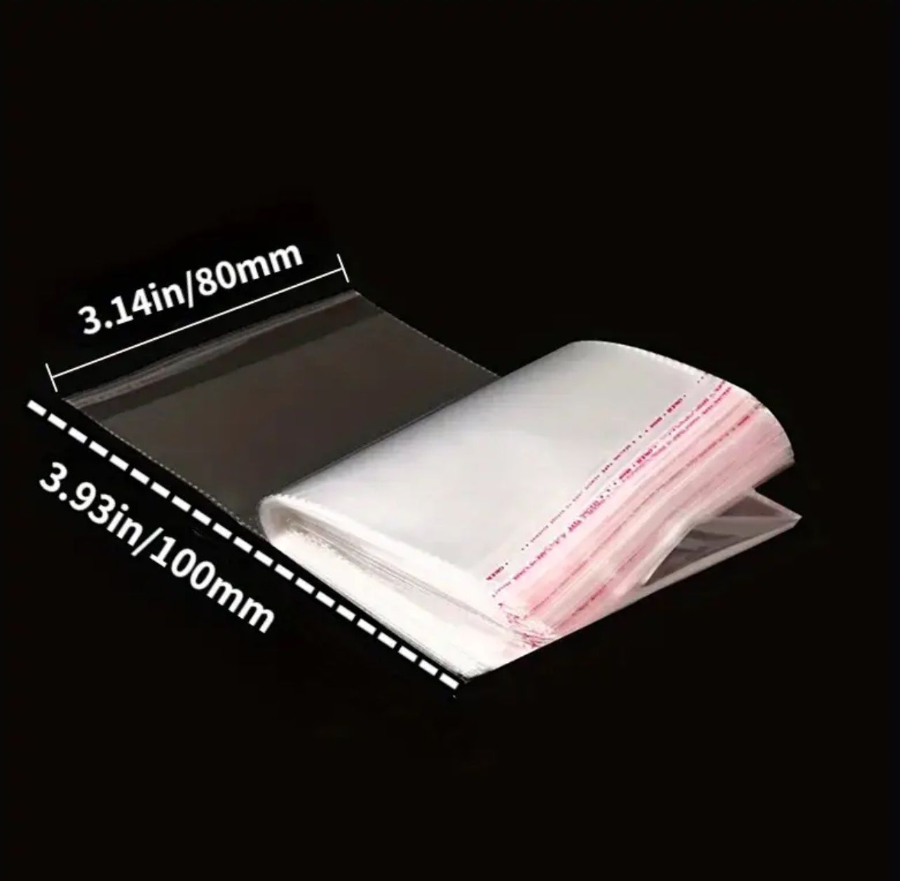 50 Stk. Beutel Geschenkbeutel 8x10cm Selbstklebend Neu – Bild 2