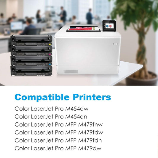 HP 415A Toner Schwarz mit Chip M479 M454 – Bild 2