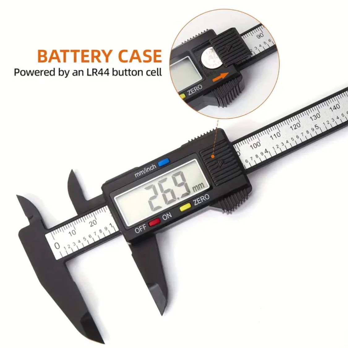 Digital Messschieber, mm/inch, 150mm elektrischer – Bild 6