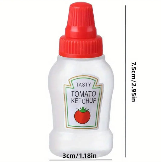 4 Stk. neue Mini Flaschen Ketchup, Mayonnaise etc. – Bild 2