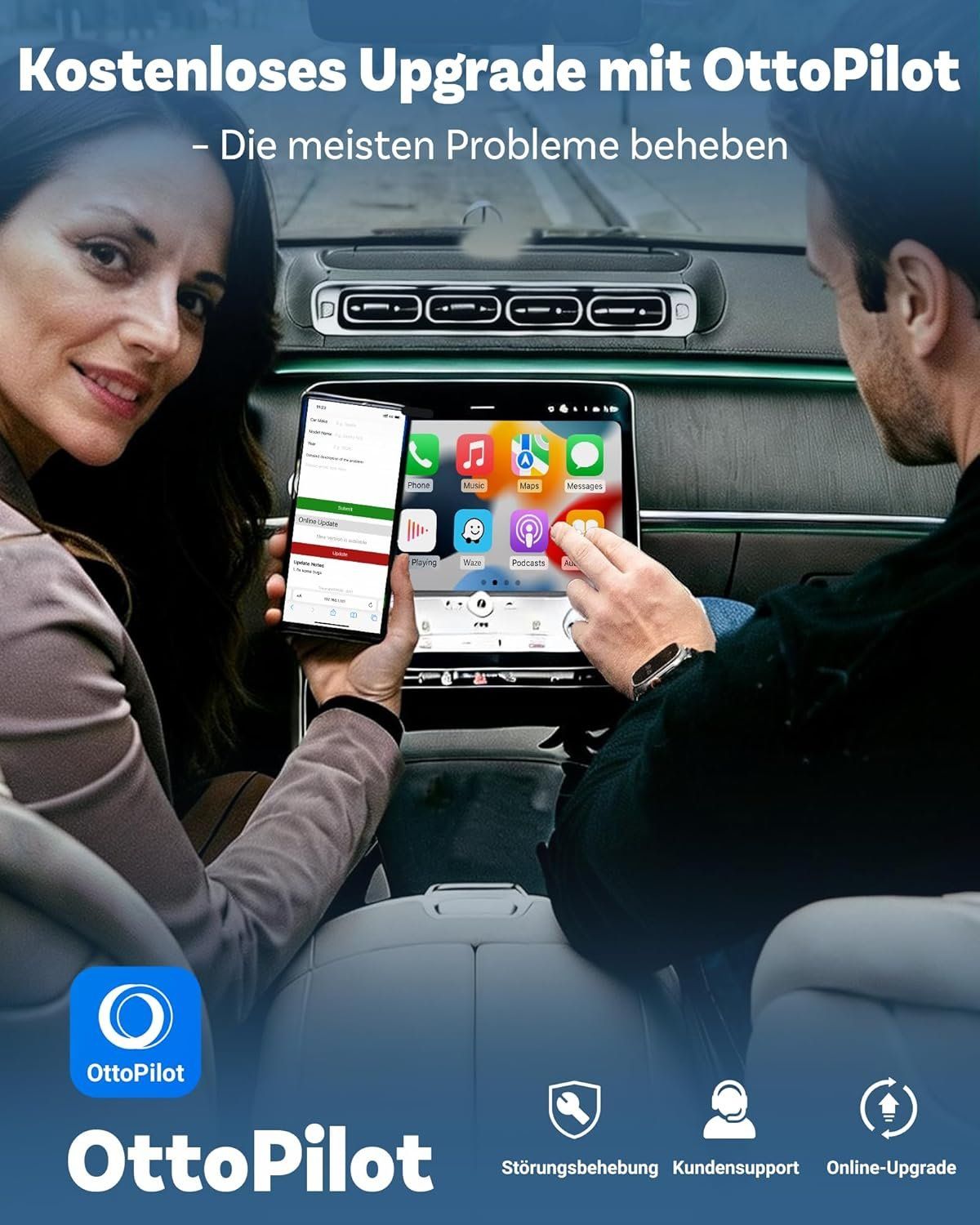 Wireless CarPlay Android Auto Adapter – Bild 1