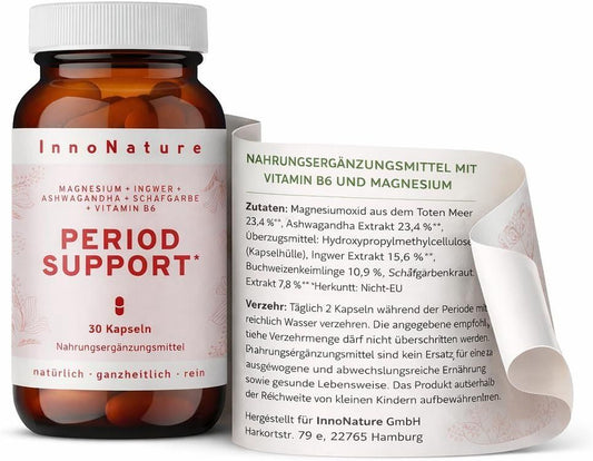 Period Support Kapseln Magnesium B6 Vegan – Bild 2