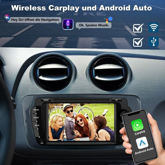 Android Autoradio Seat Ibiza 2009–2013 CarPlay – Bild 2