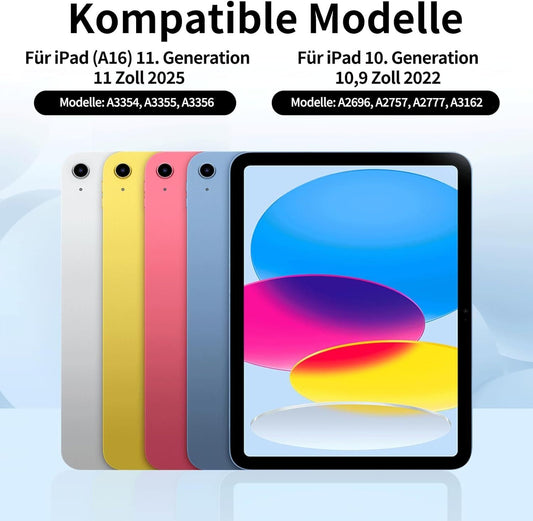 iPad 11 A16 Hülle 10. Gen rosa Standfunktion – Bild 1