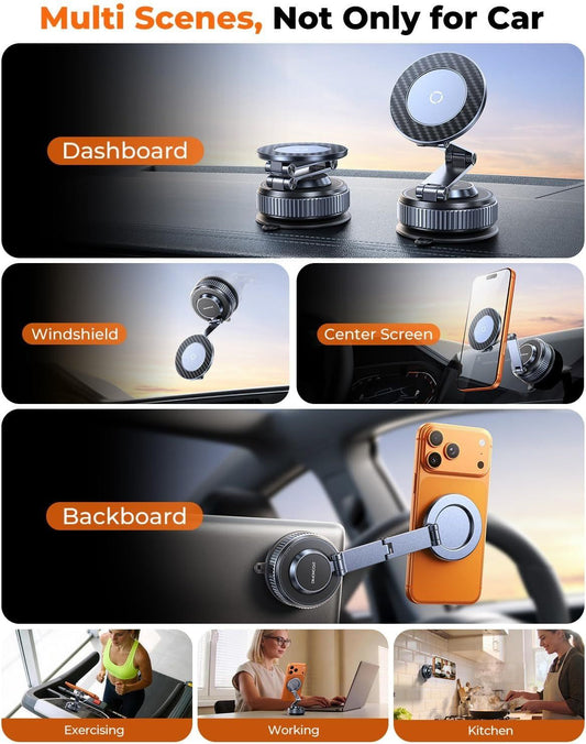 Handyhalter Auto Magnetisch 360° Vakuum – Bild 2