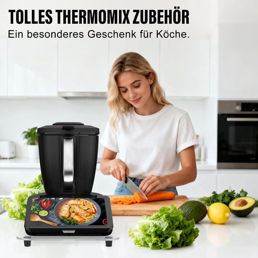 Gleitbrett mit Rollen für Thermomix TM7 Acryl – Bild 2