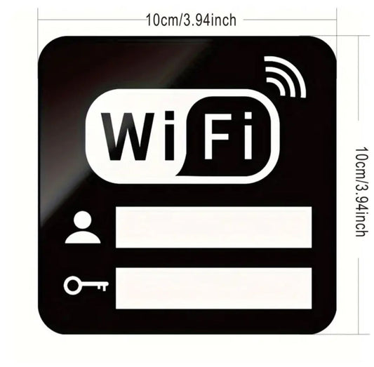 WIFI Passwort Schild Türschild Gastzugang Internet Login – Bild 2