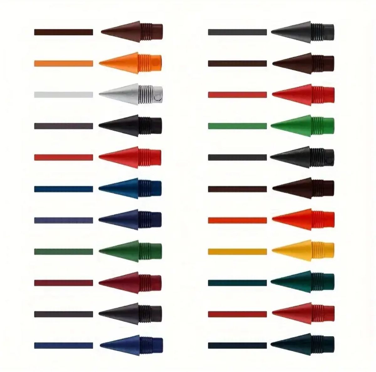 Farbstift Druckbleistift 22 Farben Set Zeichnen Malen Schule – Bild 2