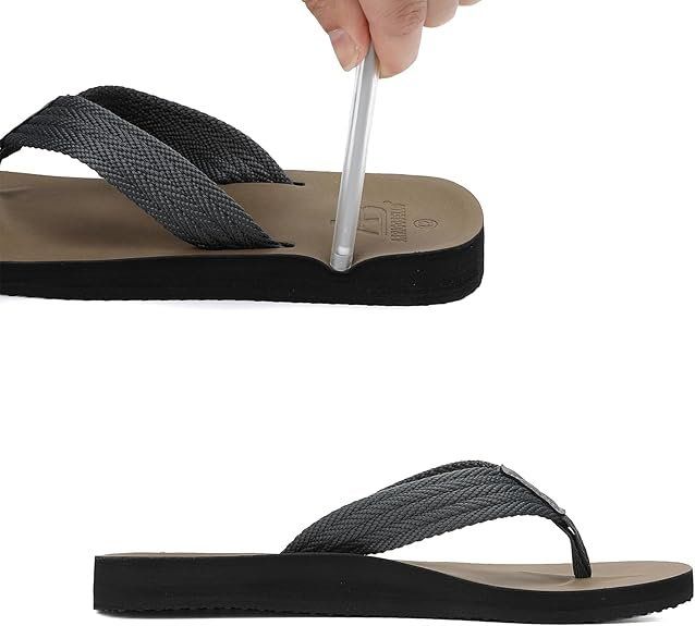 Herren Flip Flops Zehentrenner Sandalen EU42 – Bild 5