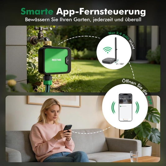 RESTMO Bewässerungscomputer WLAN 1 Zone – Bild 2