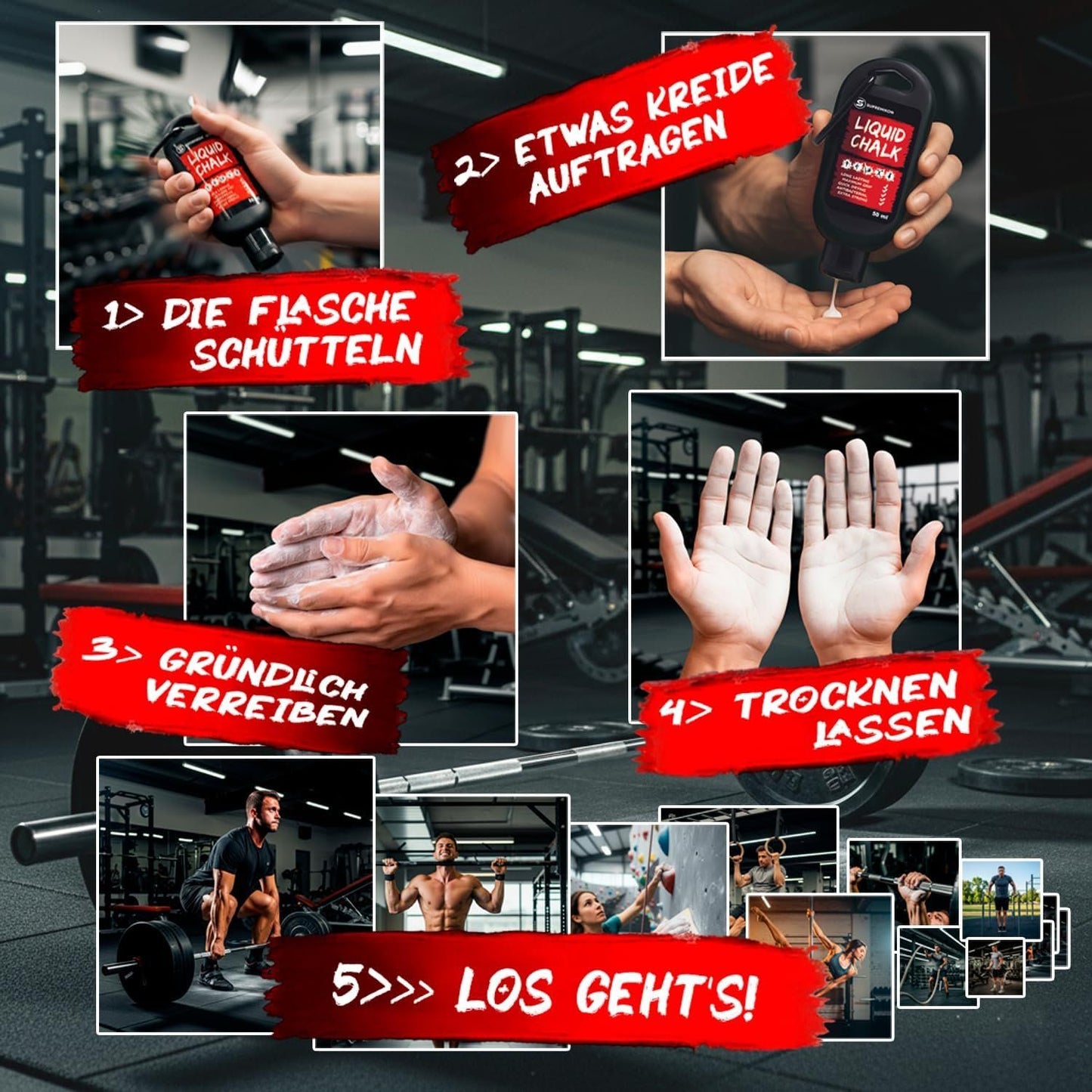 SUPREMIKON Liquid Chalk Flüssigkreide Sport Extra Grip – Bild 9