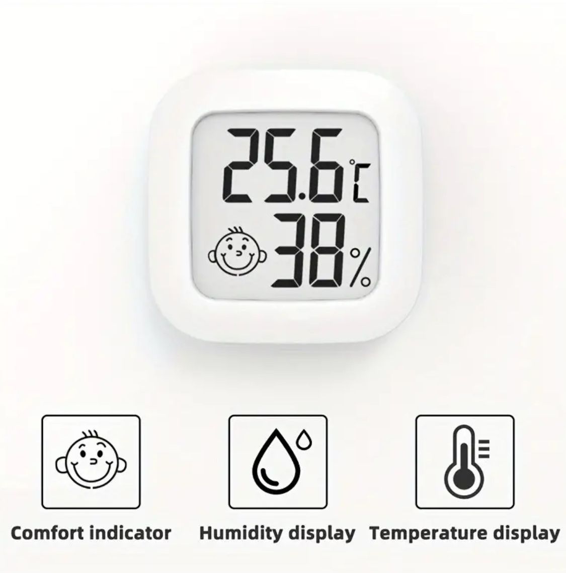 Hygrometer Thermometer Temperatur Luftfeutigkeit messen – Bild 2