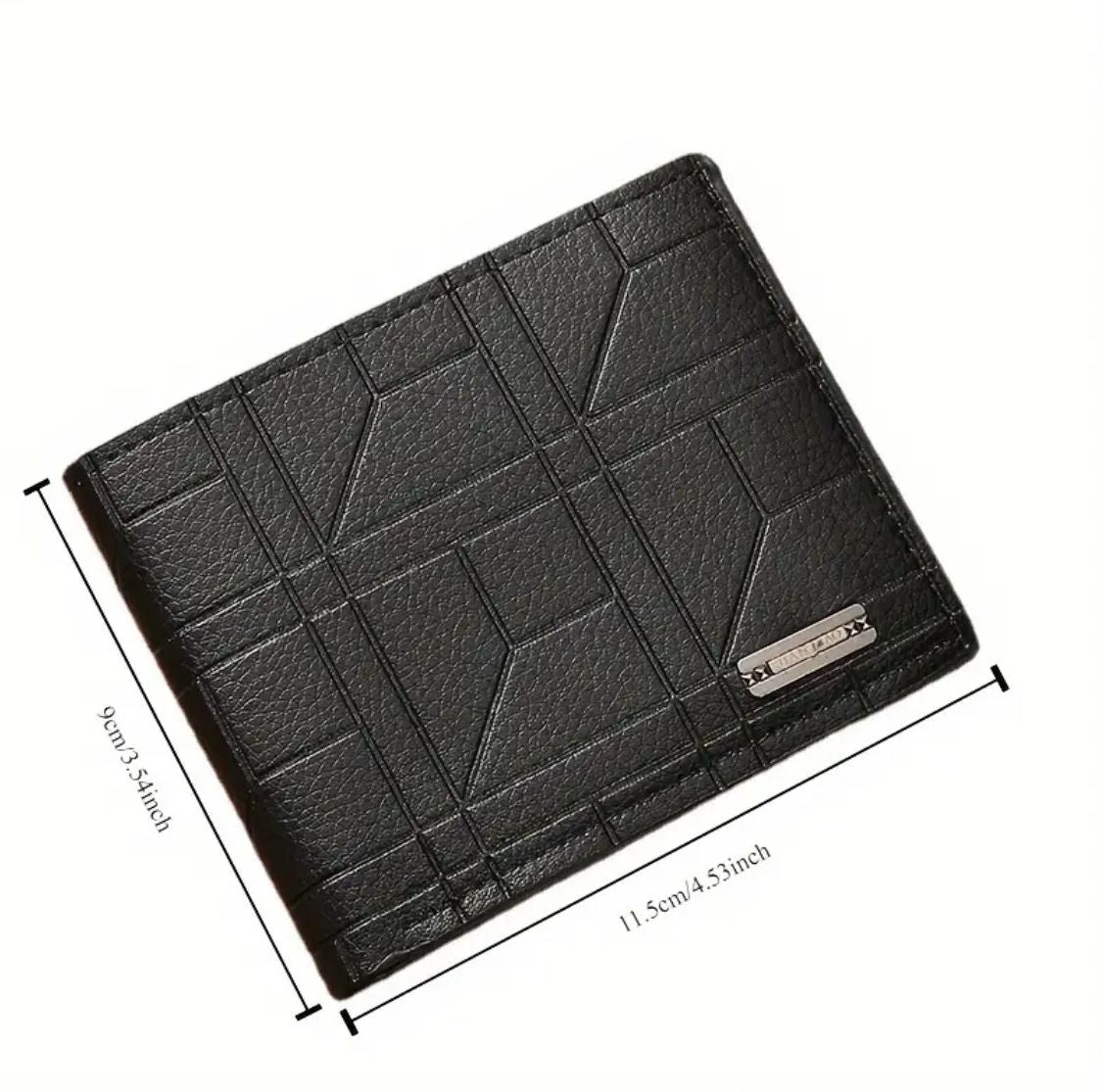 Elegantes Lederportemonnaie, Herren braun – Bild 2