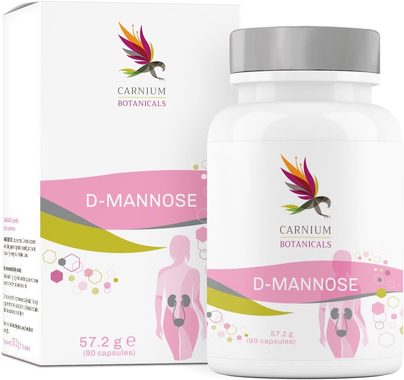 D-Mannose 90 Kapseln – Vegan & Zuckerfrei für Blase – Bild 1