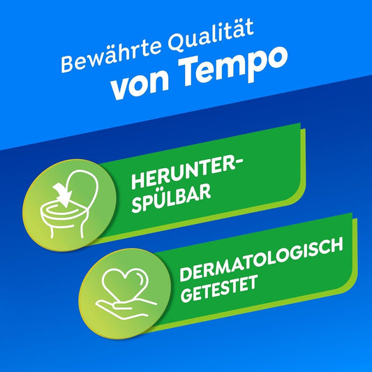 Tempo Feuchttücher 6er Set – je 84 Stück, Maxi Pack – Bild 2