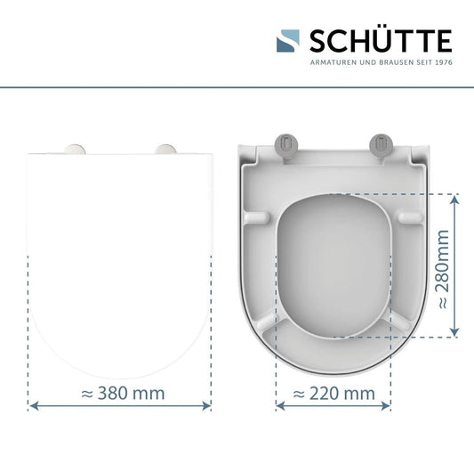 Toilettensitz mit Absenkautomatik – Duroplast – SCHÜTTE – Bild 2