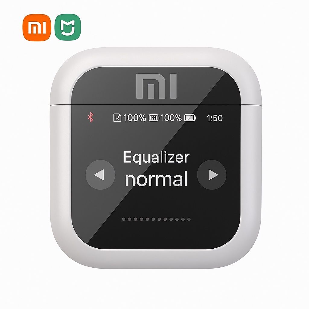 Xiaomi AirDots Bluetooth-Kopfhörer mit Display – 20h Akku – Bild 1