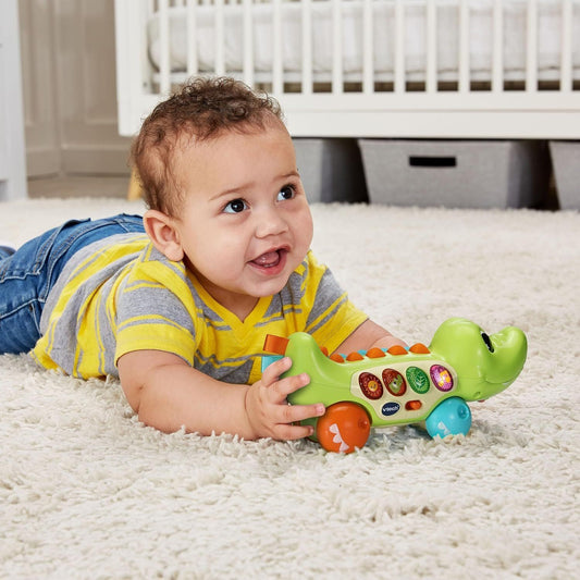 VTech Babys Lernspaß-Krokodil – Musik & Lernspielzeug ab 12 – Bild 2