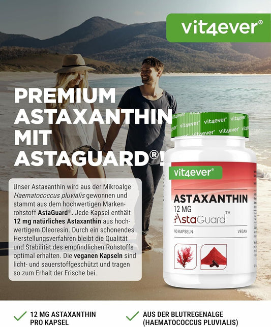 Vit4ever Astaxanthin 12mg 90 Kapseln vegan – Bild 2