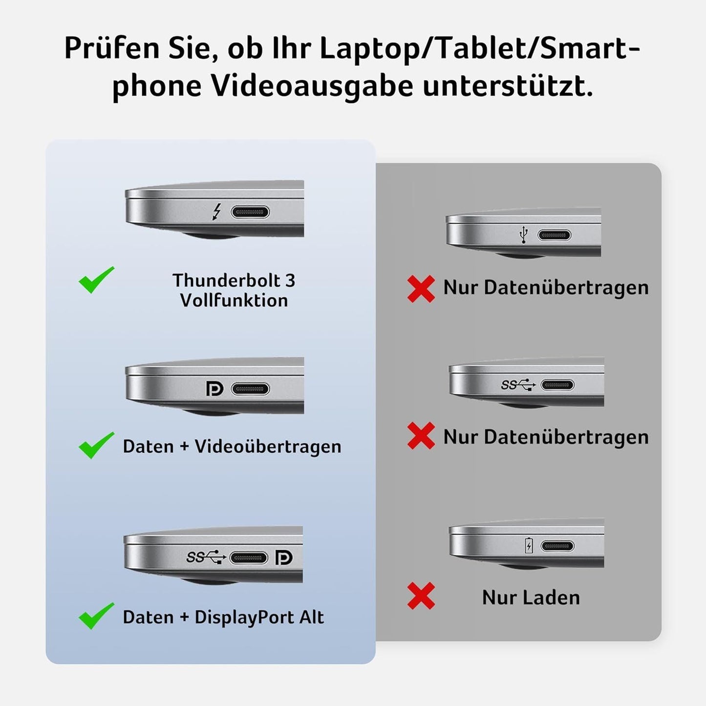 USB-C Dockingstation 13in1 3x HDMI 4K – Bild 10