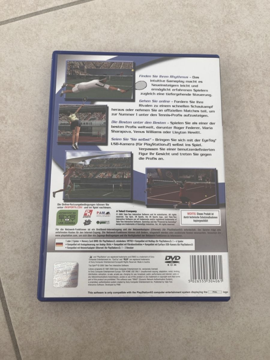 Top Spin PS2