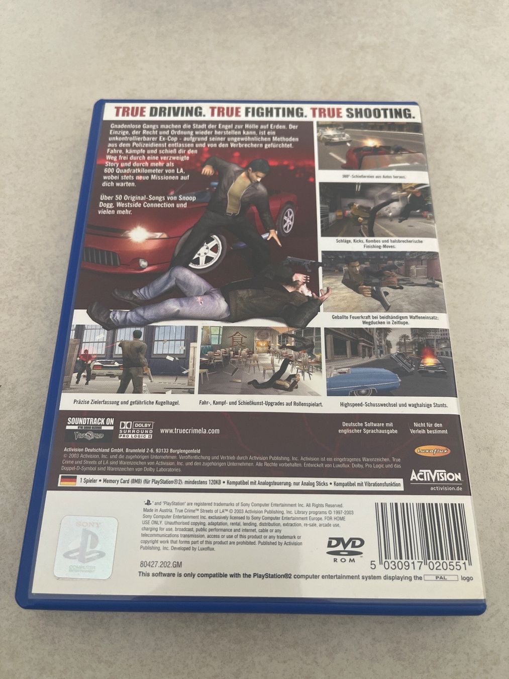True Crime Streets of LA ps2