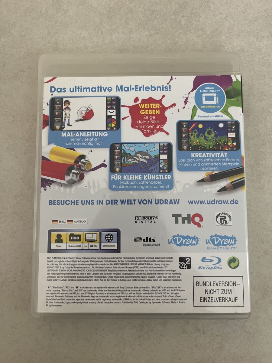 U Draw Studio instant Artist - PS3
