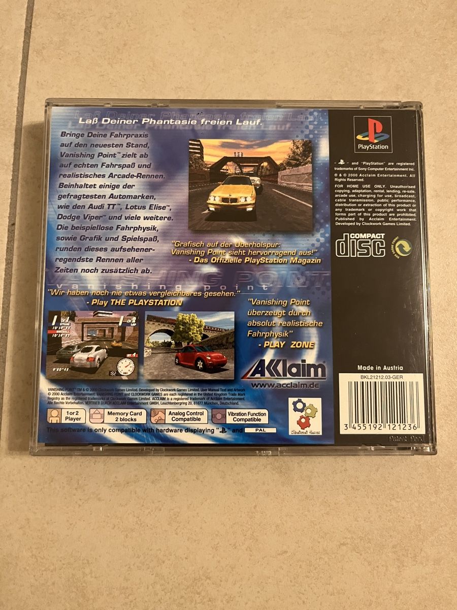 Vanishing Point PS1