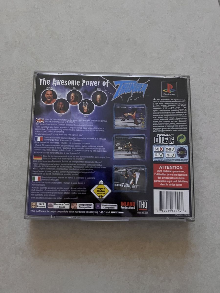 WcW nWo Thunder Playstation 1