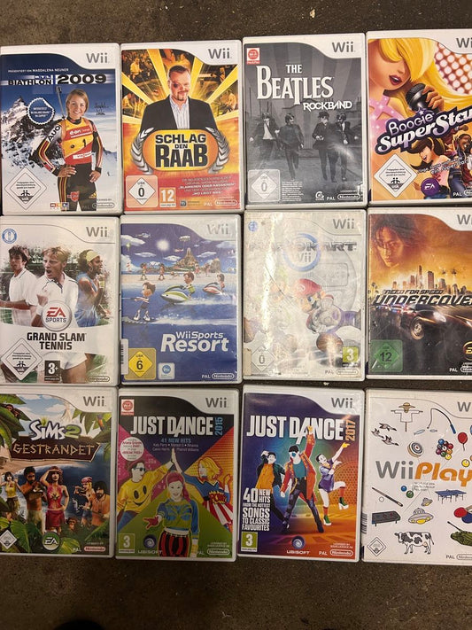 Wii Spiele Sammlung: Spass für die ganze Familie! Top Zustan