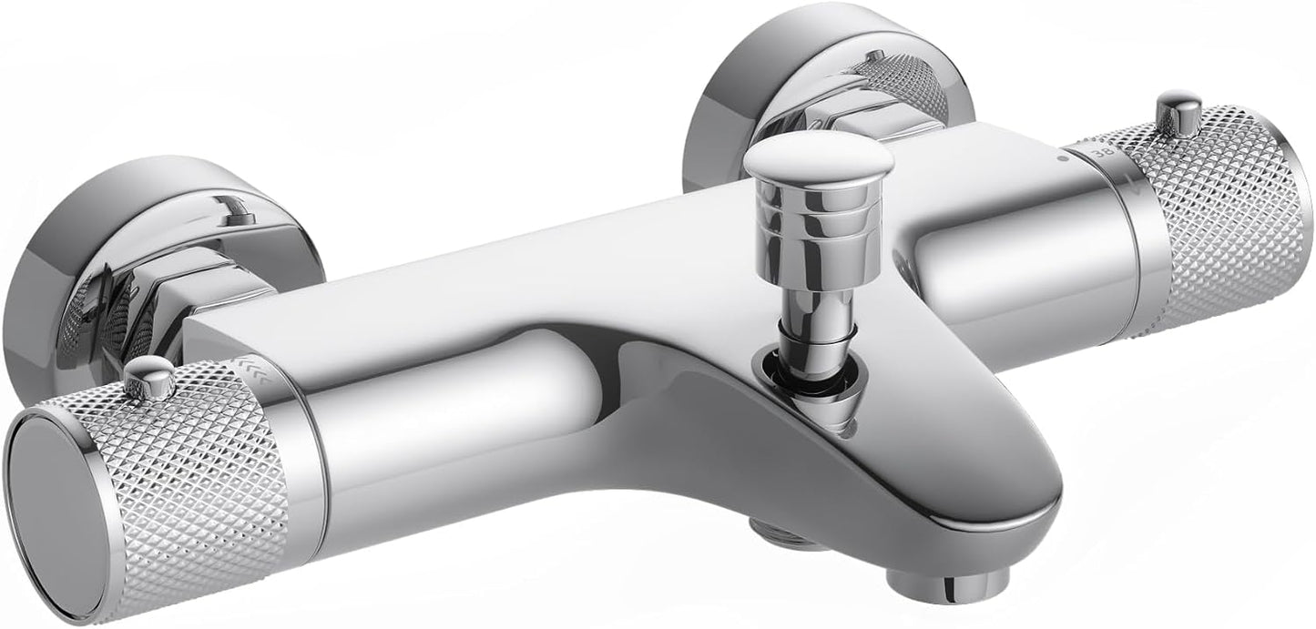 MENDIO Badewannenthermostat Chrom