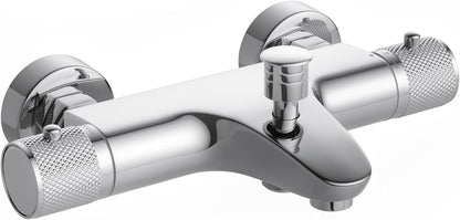 MENDIO Badewannenthermostat Chrom