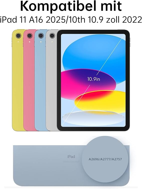 JADEMALL iPad Keyboard Case Seitenansicht