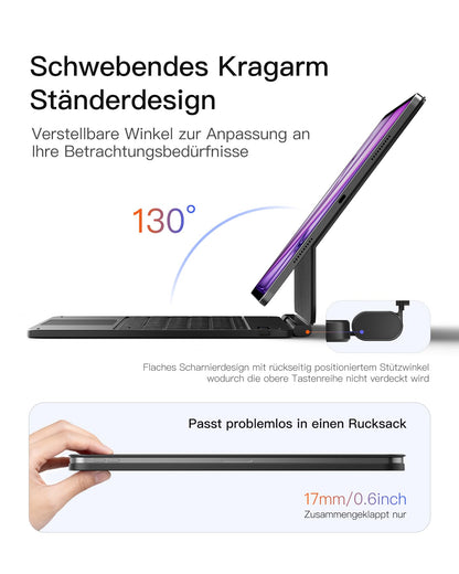 Inateck Tastaturhülle mit Touchpad Detail
