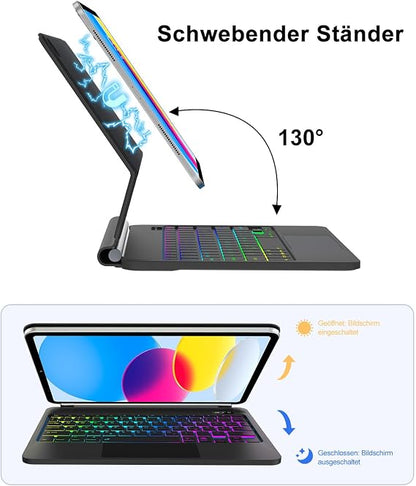 JADEMALL iPad Hülle mit Trackpad