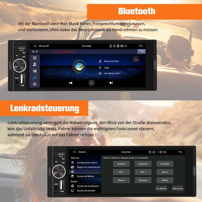 Junsun 1-DIN Autoradio Anschlüsse