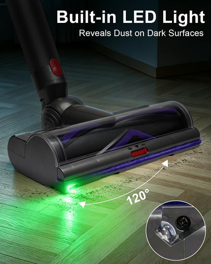 Dyson V7-V15 Bürste LED mit Ersatzrollen